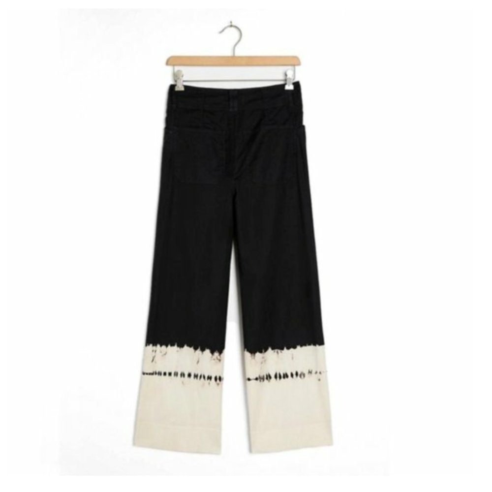 Fatima Dip Dyed Wide Leg Pants Size 27 NWT